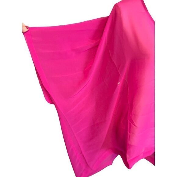 Boho L'Agent by Agent Provocateur Women's Bathing Suit Cover Up Bright Pink - Picture 5 of 7